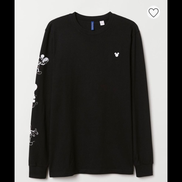 Divided H&M long sleeve Mickey Mouse t-shirt - Picture 2 of 2